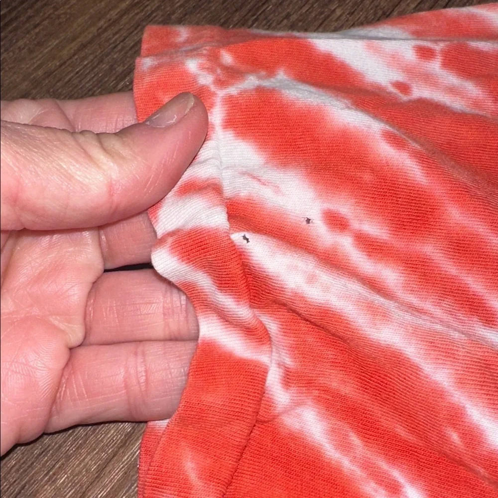 Ralph Lauren Red, White and BlueTie Dye Polo‎ Logo Shirt size XL